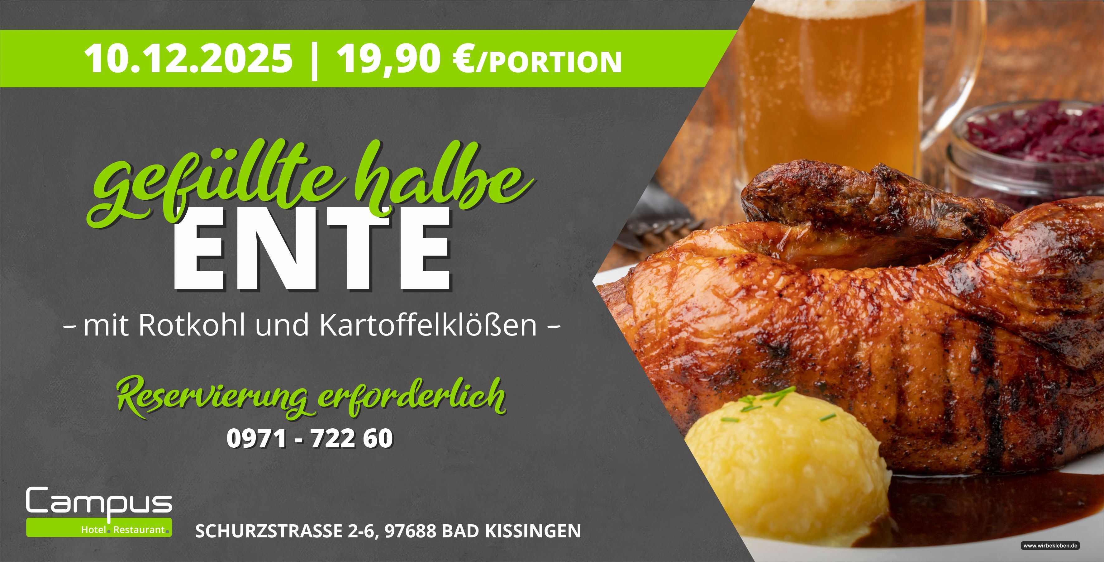 CAMPUS HOTEL RESTAURANT CATERING BAD KISSINGEN